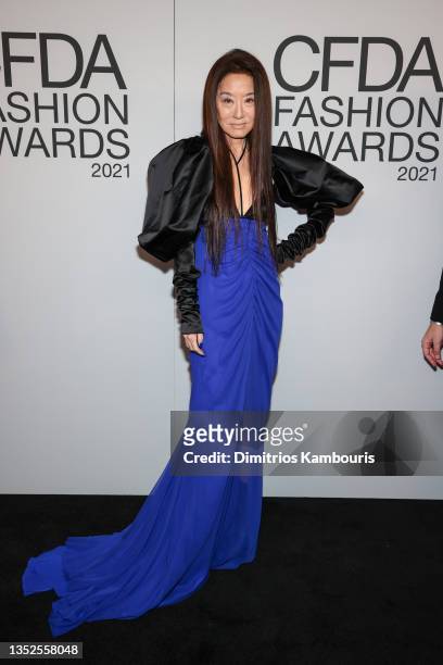 Vera Wang attends the 2021 CFDA Fashion Awards at The Grill Room on November 10, 2021 in New York City.