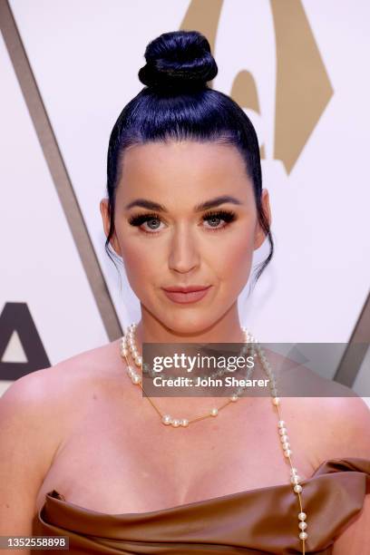 Katy Perry attends the 55th annual Country Music Association awards at the Bridgestone Arena on November 10, 2021 in Nashville, Tennessee.