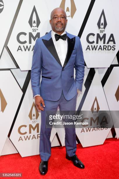 Darius Rucker attends the 55th annual Country Music Association awards at the Bridgestone Arena on November 10, 2021 in Nashville, Tennessee.