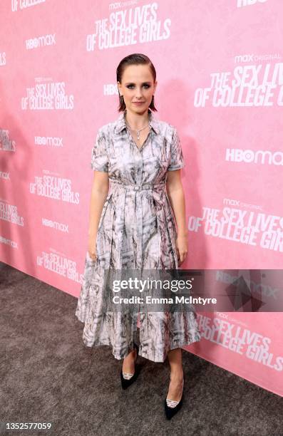 Pauline Chalamet attends the Los Angeles Premiere of HBO Max's "The Sex Lives Of College Girls" at Hammer Museum on November 10, 2021 in Los Angeles,...