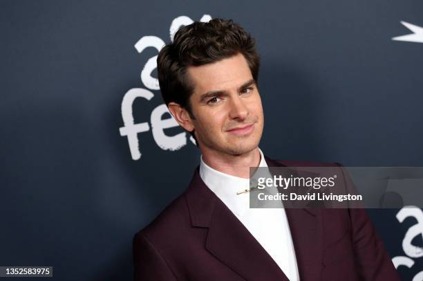 Andrew Garfield attends the 2021 AFI Fest Opening Night Gala premiere of Netflix's "tick, tick…BOOM" at TCL Chinese Theatre on November 10, 2021 in...