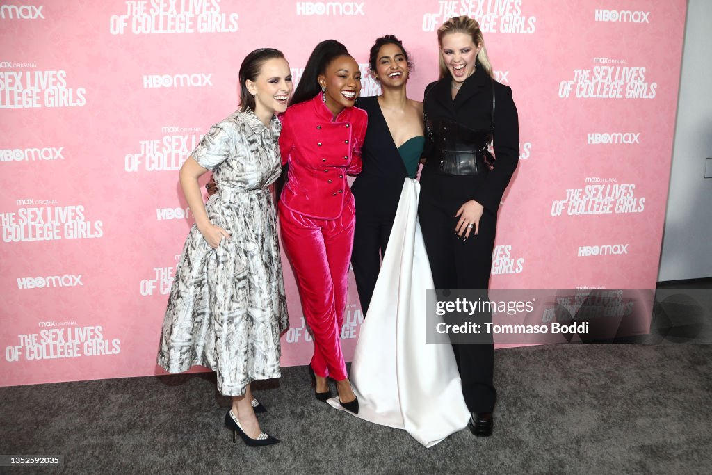 Los Angeles Premiere Of HBO Max's "The Sex Lives Of College Girls" - Arrivals