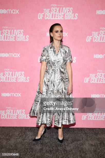 Pauline Chalamet attends the Los Angeles premiere of HBO Max's "The Sex Lives Of College Girls" at Hammer Museum on November 10, 2021 in Los Angeles,...