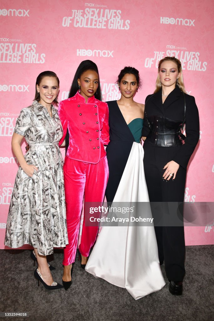 Los Angeles Premiere Of HBO Max's "The Sex Lives Of College Girls" - Arrivals