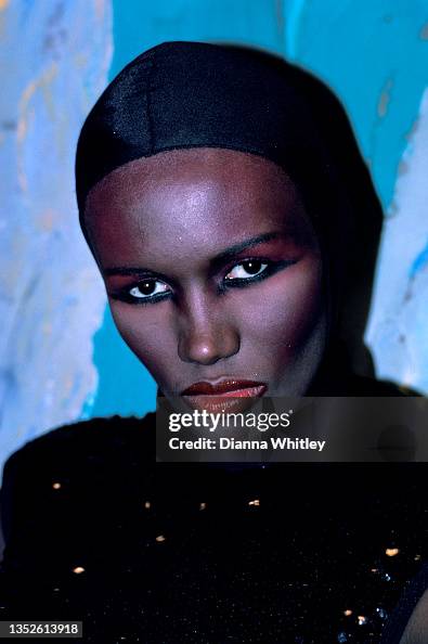 Singer Cts Singer Grace Jones poses for a portrait circa 1980 in New York City ...
