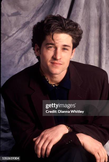 Actor Patrick Dempsey poses for a portrait at the Independent Spirit awards at Raleigh Studios on March 28, 1992 in Los Angeles, California.