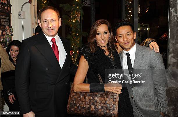 John Dempsey, Donna Karan and Prabal Gurung attend the ACRIA 2011 Holiday dinner at the Stephan Weiss Studio on December 7, 2011 in New York City.
