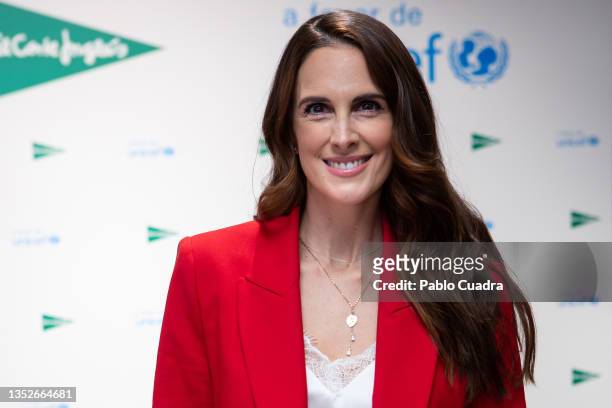 Nuria Fergo attends an UNICEF event at El Corte Ingles store on November 11, 2021 in Madrid, Spain.
