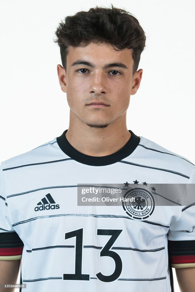 Mika Baur of Germany pose during U18 Germany Team Presentation on