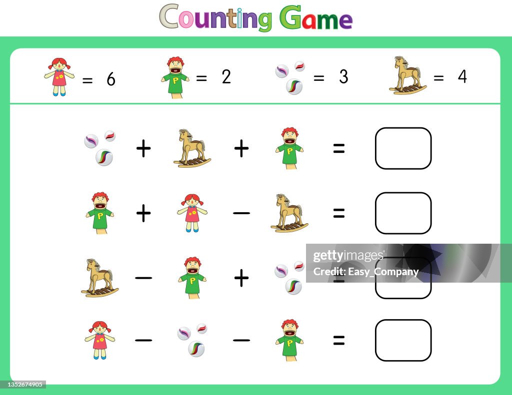 Educational illustrations by matching words for young children. Learn words to match pictures. as shown in the Toys category