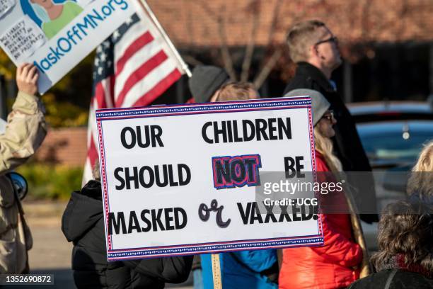 Fight for our children protest, Protesting in front of the department of education to stop the masking and vaccines for the children going to school,...