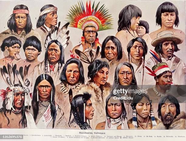 Native Inis 532 Native American Woman Drawing Stock Photos, High-Res Pictures, and ...