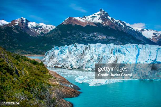 glaciar perito moreno, lago argentino, parque nacional los glaciares. santa cruz, patagonia argentina. vista panorámica. - parque nacional glacier 個照片及圖片檔