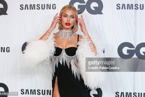 Jessica Goicoechea attends the GQ Men Of The Year awards at The Westing Palace hotel on November 11, 2021 in Madrid, Spain.