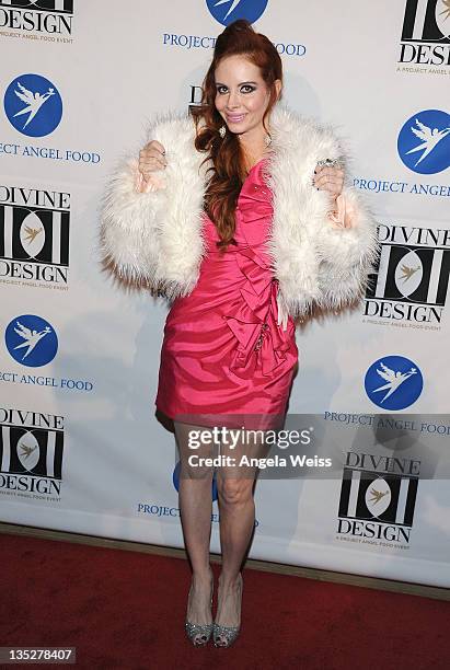Phoebe Price arrives at Project Angel Food's 2011 Divine Design Gala at the Beverly Hilton on December 7, 2011 in Beverly Hills, California.