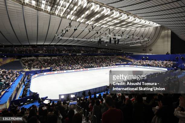 General view during the ISU Grand Prix of Figure Skating - NHK Trophy at Yoyogi National Gymnasium on November 12, 2021 in Tokyo, Japan.