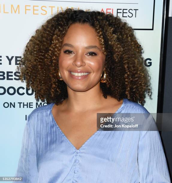 Antonia Hylton attends the 2021 AFI Fest - "Meet The Press" Photo Call at TCL Chinese 6 Theatres on November 11, 2021 in Hollywood, California.