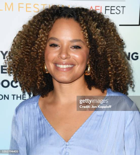 Antonia Hylton attends the 2021 AFI Fest - "Meet The Press" Photo Call at TCL Chinese 6 Theatres on November 11, 2021 in Hollywood, California.