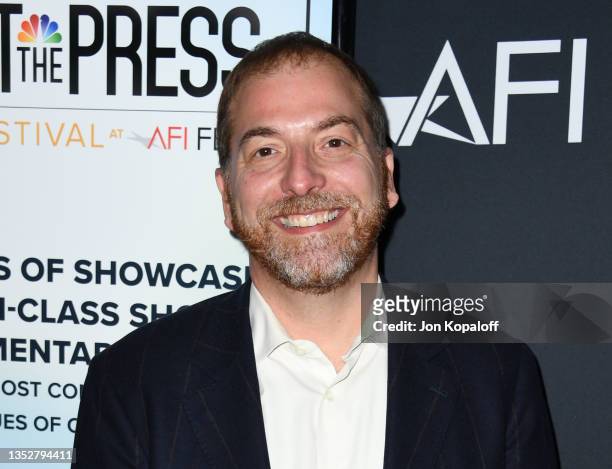 Chuck Todd attends the 2021 AFI Fest - "Meet The Press" Photo Call at TCL Chinese 6 Theatres on November 11, 2021 in Hollywood, California.