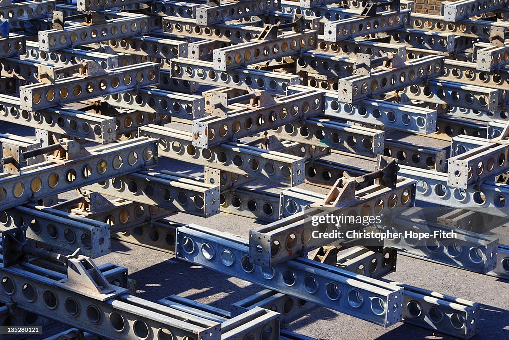Guide Support In Stack Stack Of Building Supports High-Res Stock Photo - Getty Images