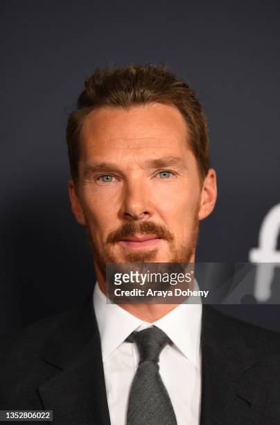Benedict Cumberbatch attends the official screening of Netflix's "The Power of the Dog" during the 2021 AFI Fest at TCL Chinese Theatre on November...