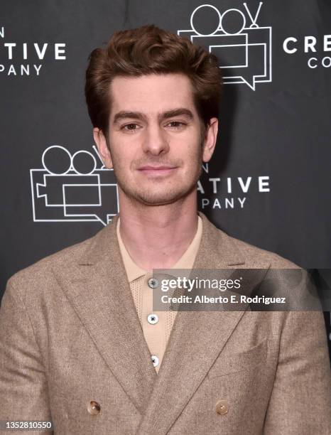 Andrew Garfield attends the In Creative Company "tick,tick...Boom!" screening and Q&at Harmony Gold on November 11, 2021 in Los Angeles, California.