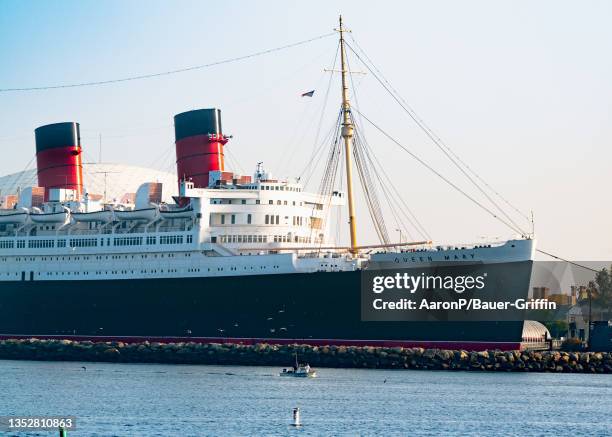 General views of The Queen Mary on November 07, 2021 in Los Angeles, California.