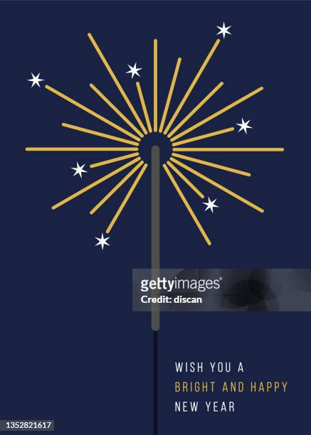bengal fire. new year sparkler candle isolated on black background. party backdrop. - candle stock illustrations