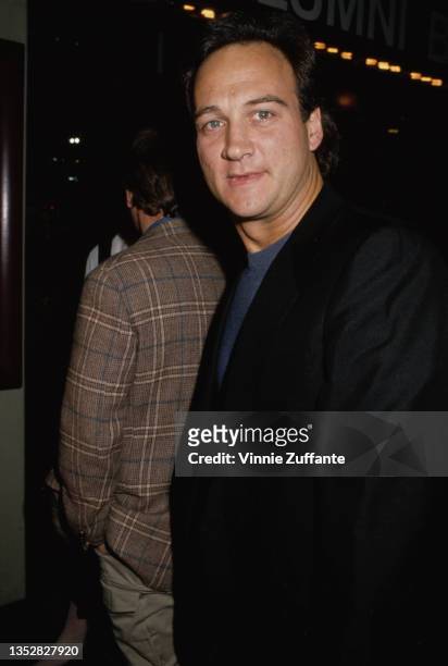 American actor and comedian Jim Belushi attends the 1989 NATO/ShoWest Convention, held at Bally's Hotel & Casino in Las Vegas, Nevada, 15th February...