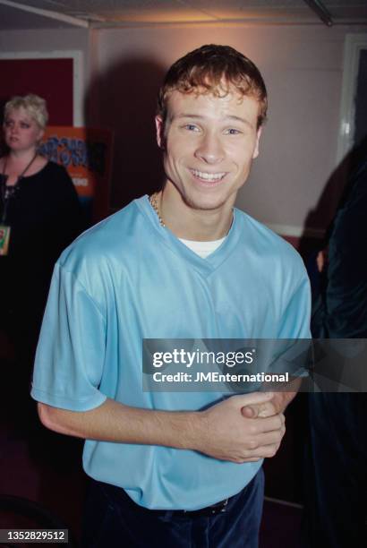 Brian Littrell of Backstreet Boys, Wembley Arena, London, 26th June 1997.