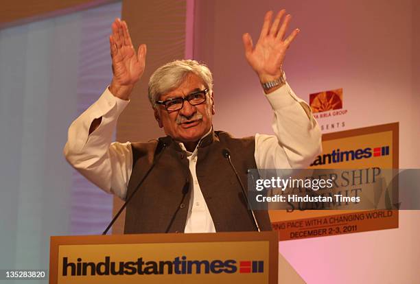 People’s Democratic Party, Asfandyar Wali Khan, President Awami National Party, Pakistan, during the second day of Hindustan Times Leadership Summit...