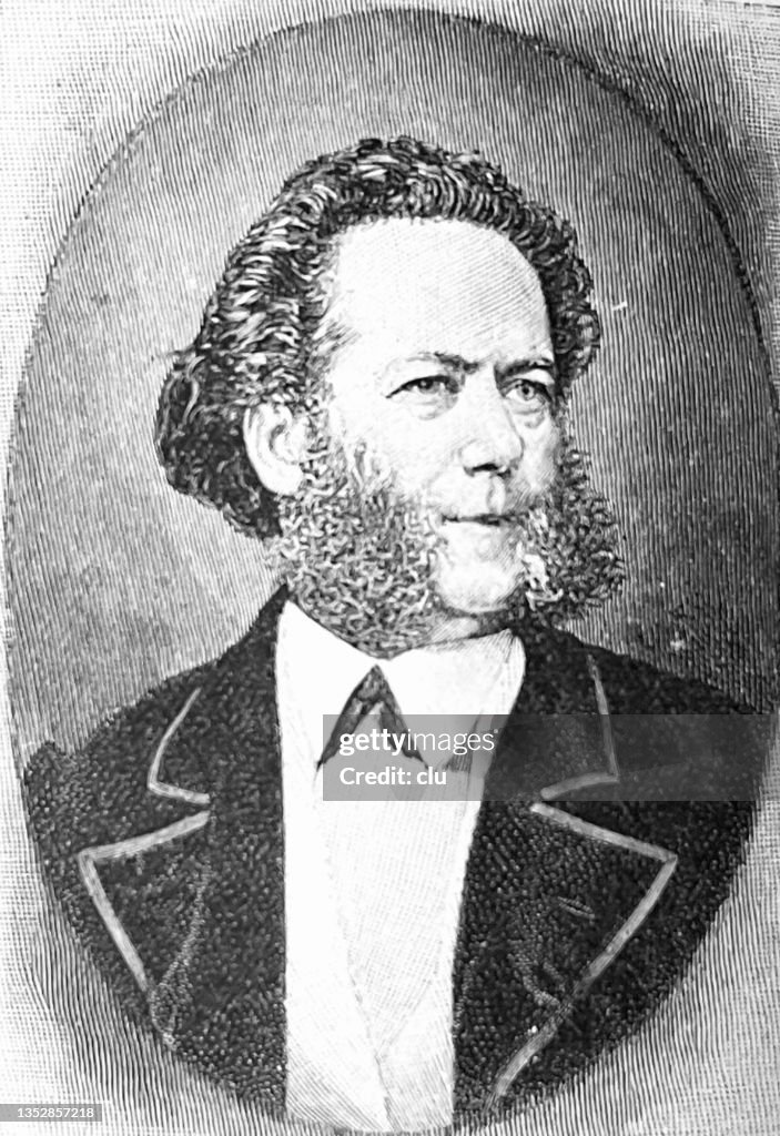 Henrik Ibsen, 43 years old