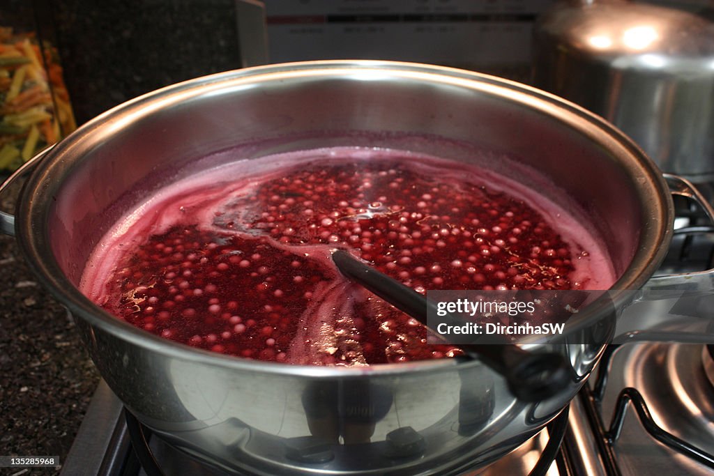 Cozinhando sagu cooking sago