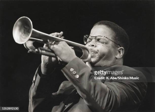 Terrence Blanchard plays Old trumpet Upward, Gotanda, Tokyo, Japan, 29 October 1991.