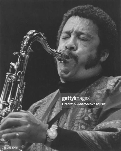 Johnny Griffin Plasy tenor saxophone, Tokyo, Japan, circa 1970s.