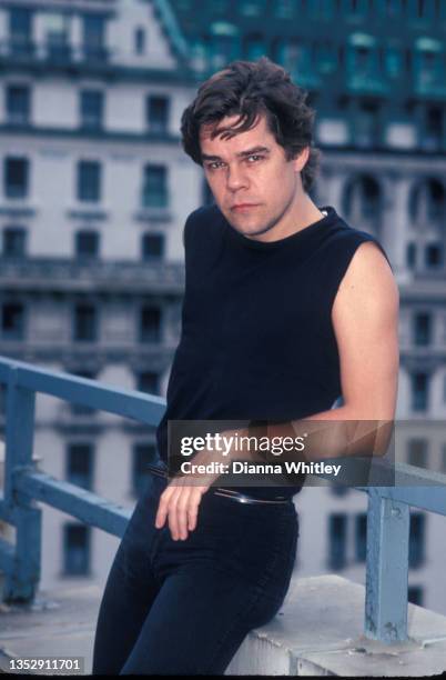 Singer, song-writer, and actor David Johansen poses for a portrait circa 1982 in New York City.