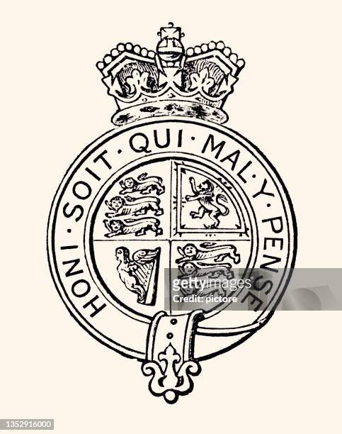 royal symbol (xxxl) - british royalty stock illustrations