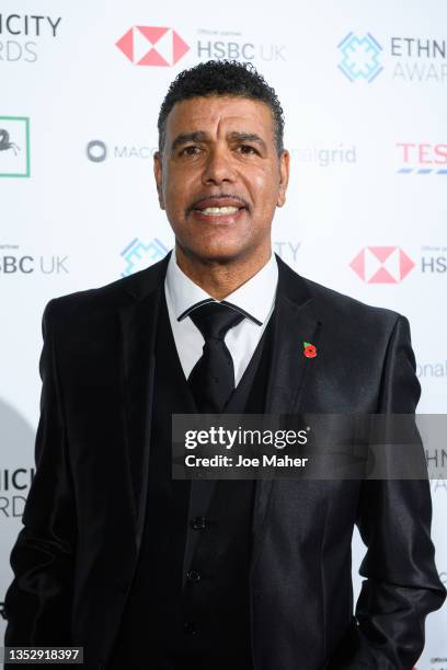 Chris Kamara attends the Ethnicity Awards 2021 at Marriott Grosvenor Square on November 12, 2021 in London, England.