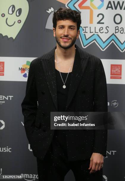 Sebastian Yatra attends 'Los40 Music Awards' Photocall on November 12, 2021 in Palma de Mallorca, Spain.