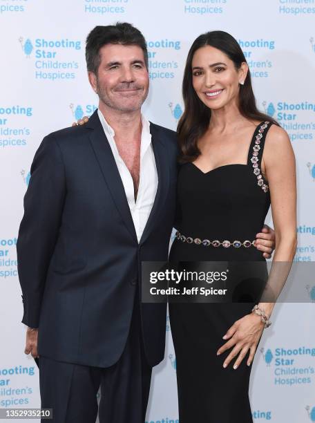 Simon Cowell and Lauren Silverman attend the Shooting Star Ball in aid of Shooting Star Children's Hospices at the Royal Lancaster Hotel on November...