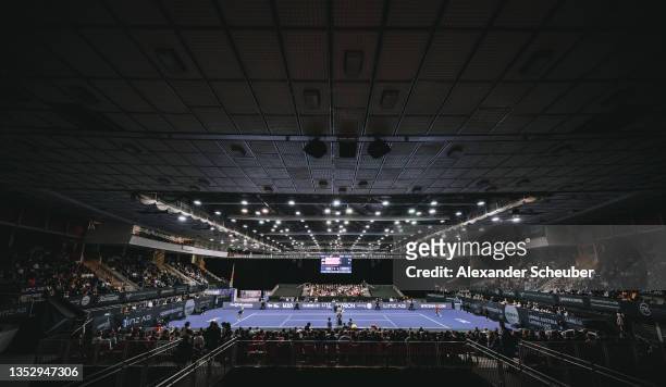 General view during the WTA Upper Austria Ladies Linz final on November 12, 2021 in Linz, Austria.