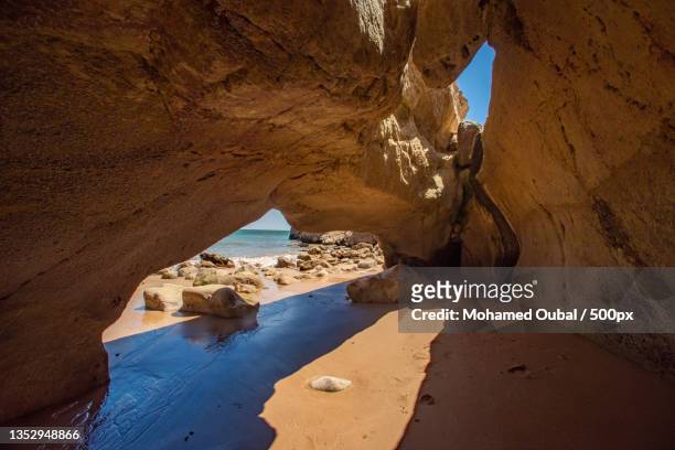 view of rock formations,agadir,morocco - agadir stock pictures, royalty-free photos & images