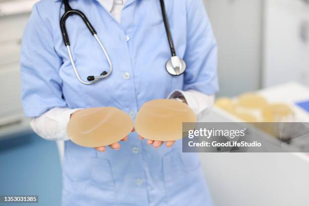 breast implants - silicon stock pictures, royalty-free photos & images