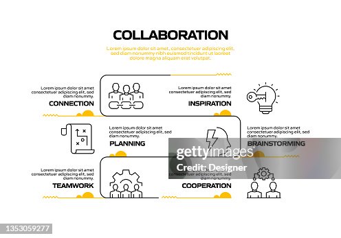 Collaboration Related Process Infographic Template Process Timeline ...