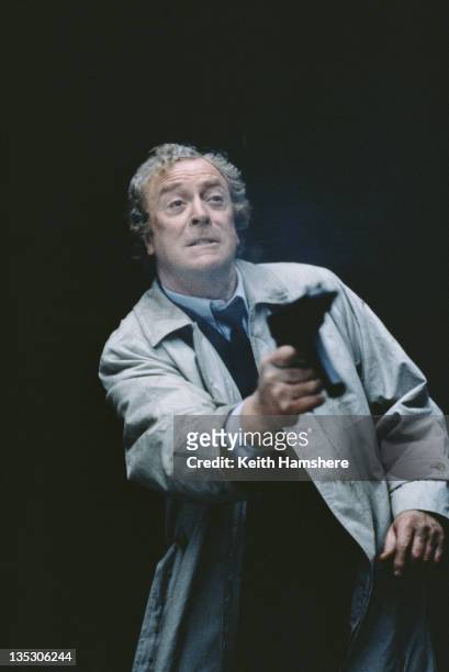 British actor Michael Caine as former secret agent Harry Anders in the film 'Blue Ice', 1992.