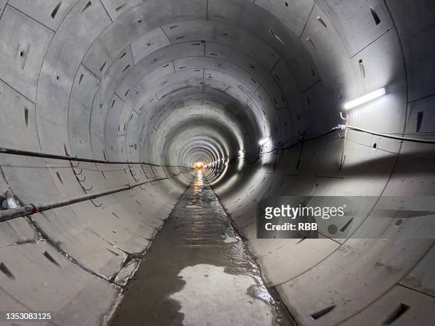 metro tunnel construction - pune city stock-fotos und bilder