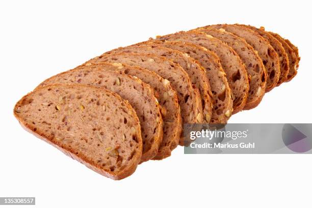 wholemeal bread with pumpkin seeds - vollkornbrot stock-fotos und bilder