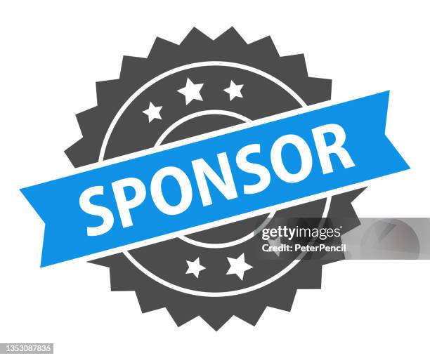 sponsor - stamp, imprint, seal template. grunge effect. vector stock illustration - hosting stock illustrations