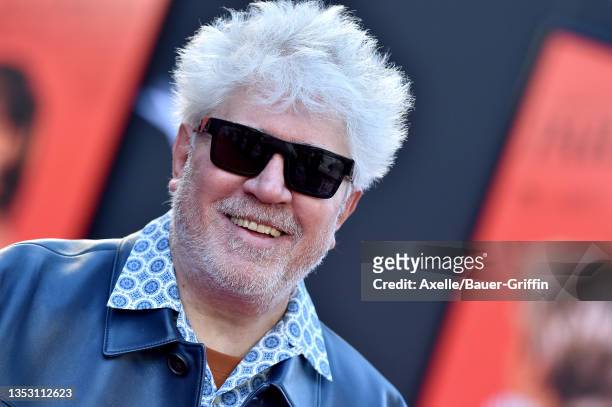 Pedro Almodóvar attends the 2021 AFI Fest - Premiere of Sony Pictures' "Parallel Mothers" at TCL Chinese Theatre on November 13, 2021 in Hollywood,...