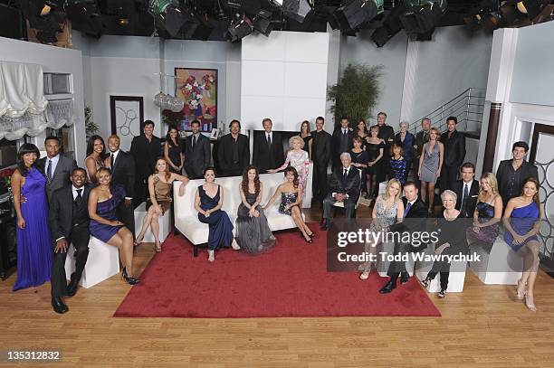 Final Cast Photo - 8/30/11 Pictured, from left: Denise Vasi, Cornelius Smith Jr., Darnell Williams, Shannon Kane, Debbi Morgan, J.R. Martinez,...